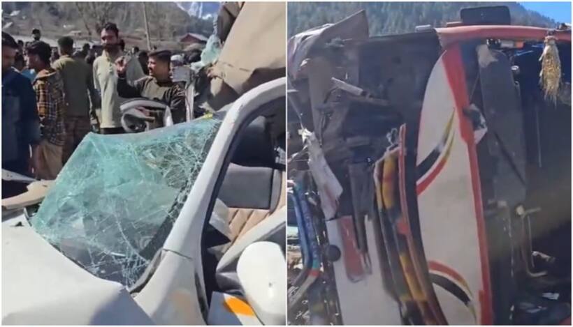4 dead, 17 injured after tourist vehicle crashes in Kashmir's Ganderbal (WATCH)