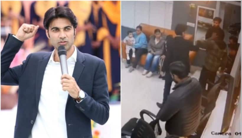 CCTV footage shows Punjab's self-styled Christian prophet Bajinder Singh assaulting employees (WATCH)