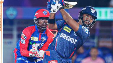 Pure Carnage! Nicholas Pooran's Explosive Over Stuns Delhi Capitals Pure Carnage! Nicholas Pooran's Explosive Over Stuns Delhi Capitals