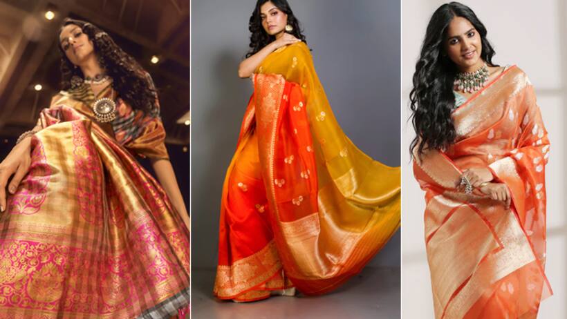 powerloom Banarasi and handloom Banarasi
