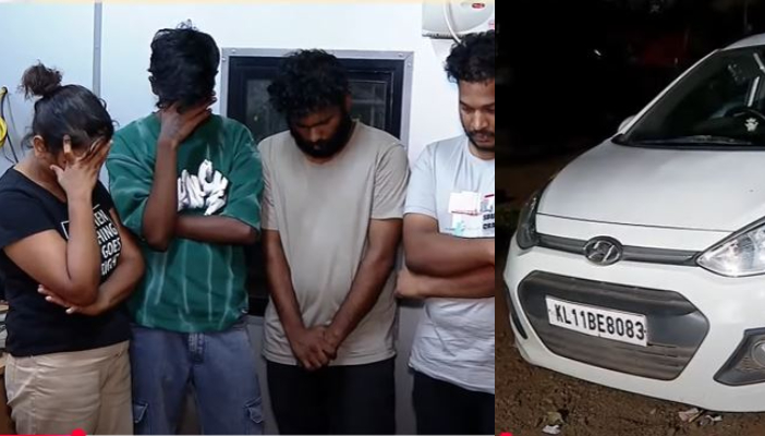 four, including mother and son arrested for smuggling 10 grams of ...