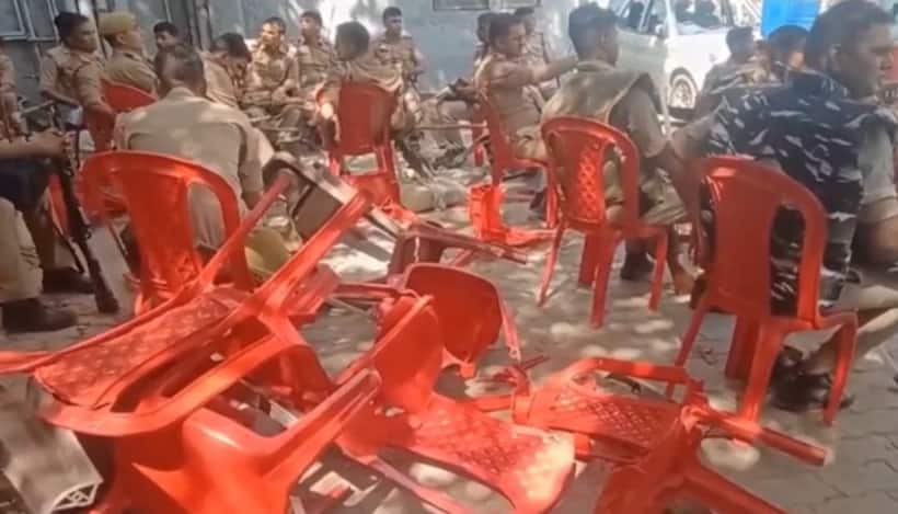 Karni Sena storms SP MP Ramjilal Suman’s house over Rana Sanga remark, clashes with cops (WATCH)