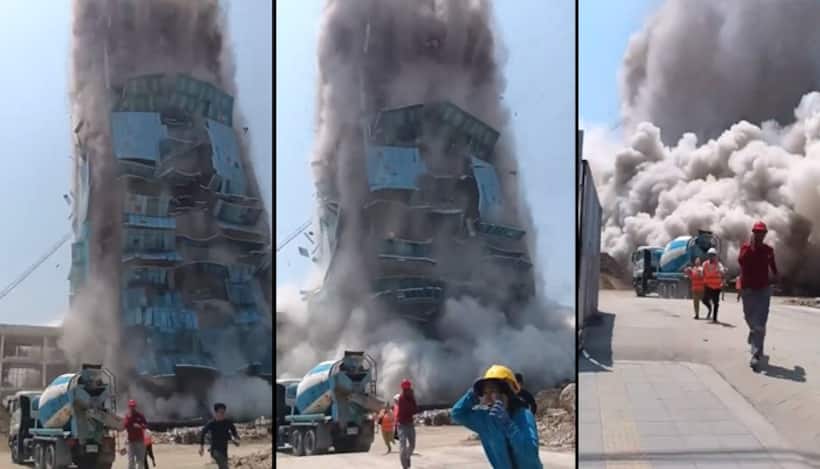 Myanmar earthquake: Bangkok high rise building collapse becomes shocking symbol of devastation (WATCH)