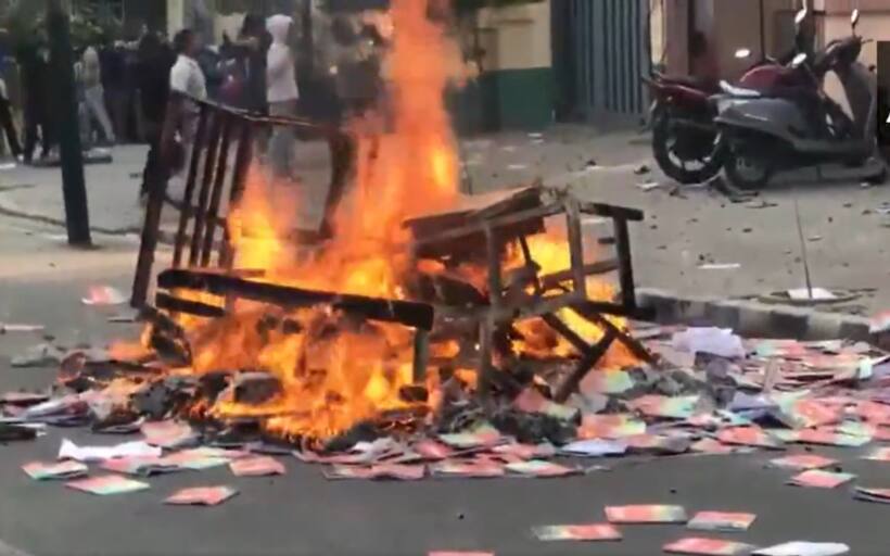 Tear gas, vehicles & houses torched as pro monarchists clash with cops in Nepal; curfew imposed (WATCH)