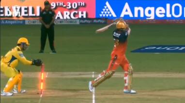 Watch MS Dhoni's lightning-fast stumping to dismiss Phil Salt Watch MS Dhoni's lightning-fast stumping to dismiss Phil Salt