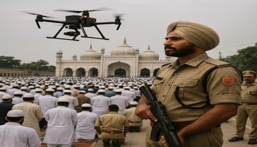 AI drones, heavy security: Lucknow goes high-tech to ensure Eid-ul-Fitr safety at mosques
