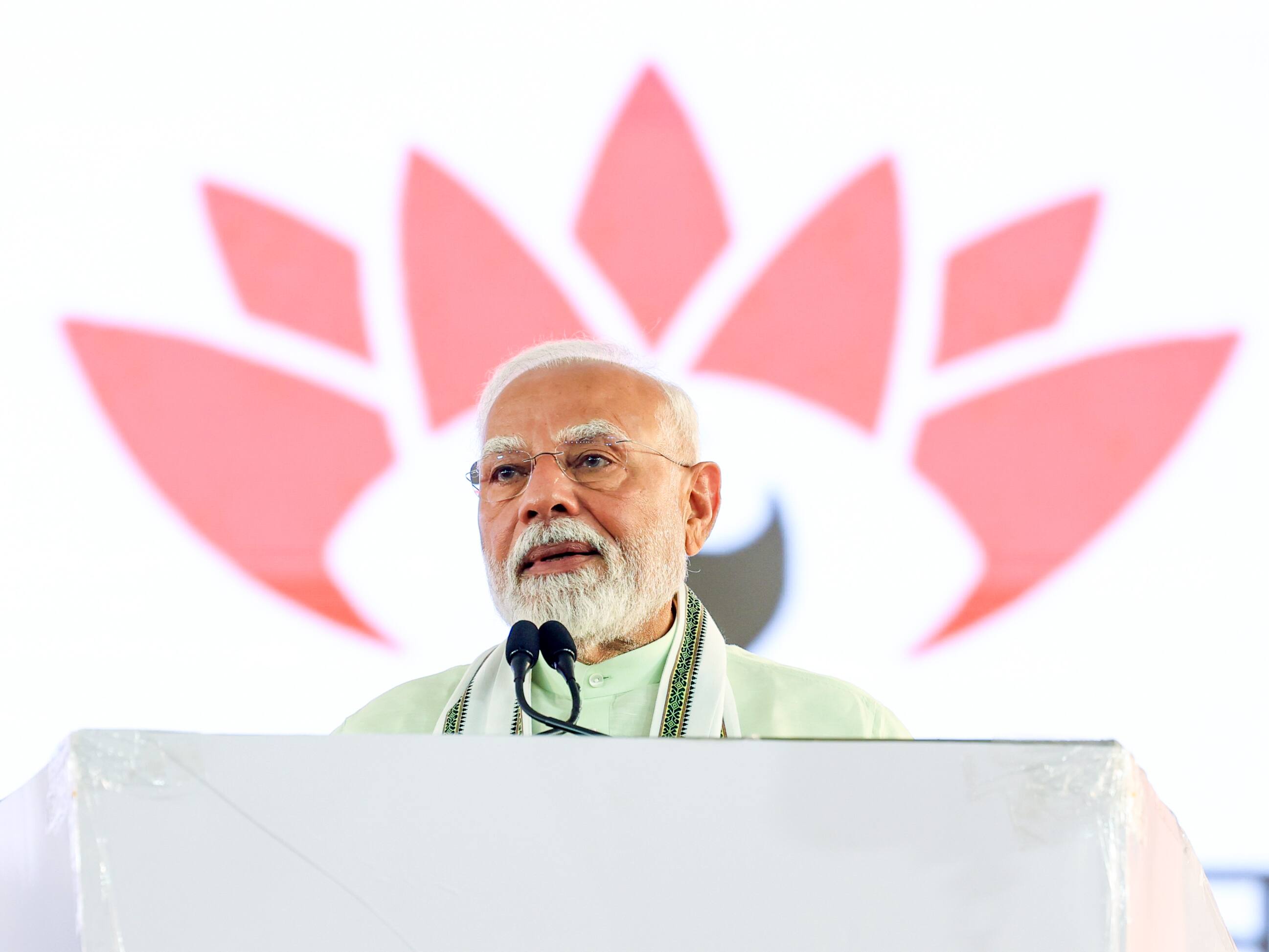 PM Modi lays the foundation stone of Madhav Netralaya Premium Centre