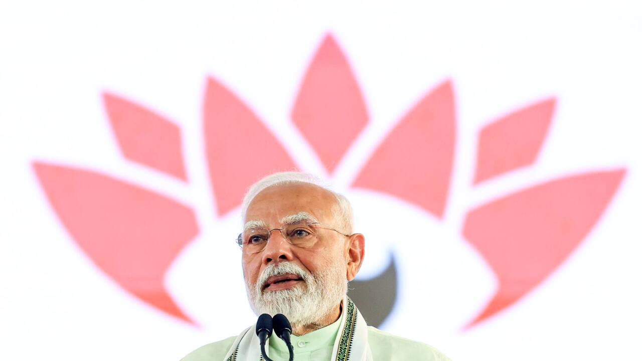 PM Modi lays the foundation stone of Madhav Netralaya Premium Centre