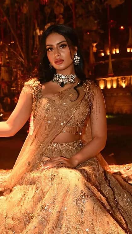 1. Mirror Work Lehenga