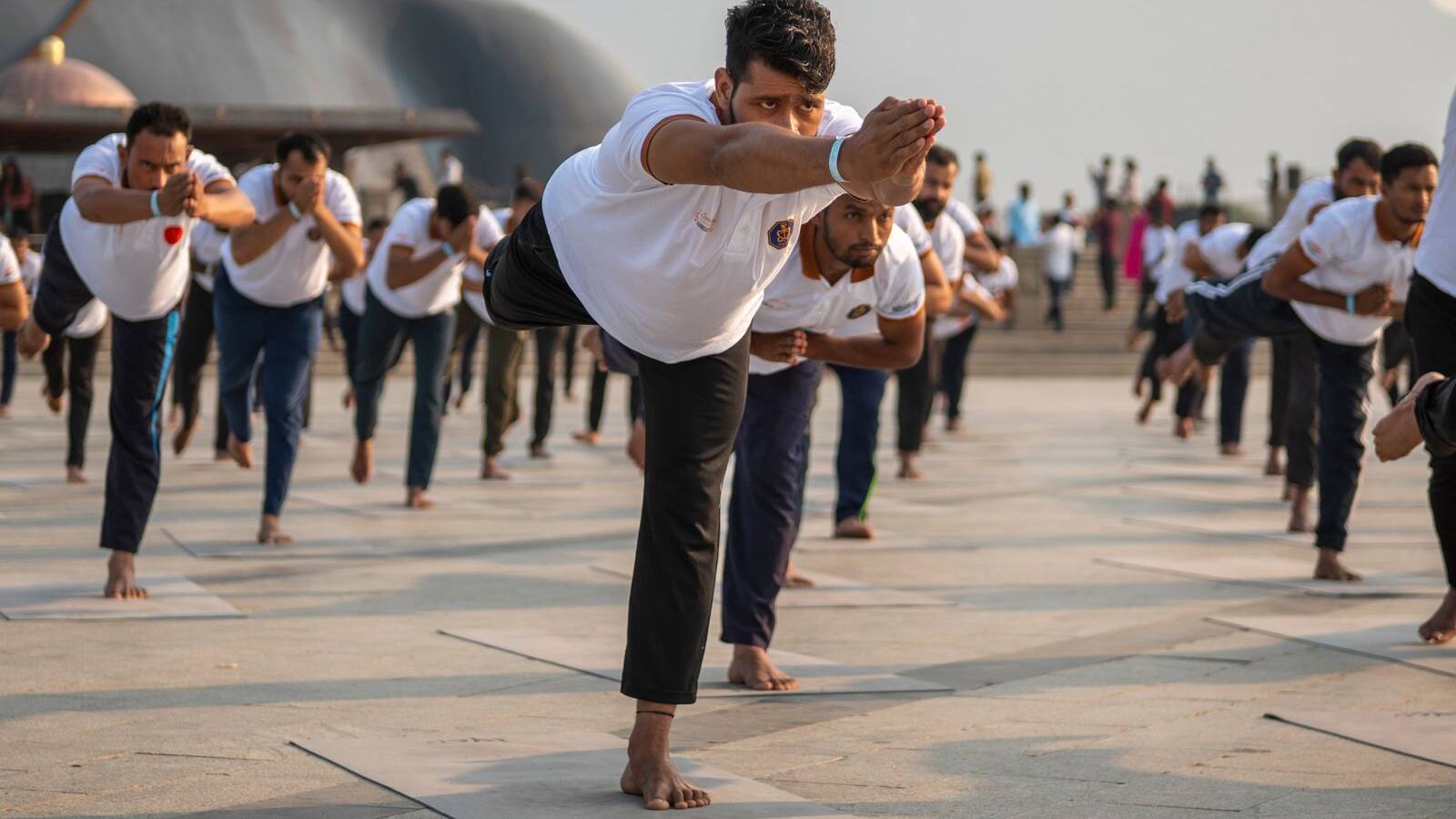 IAF officers at Isha Yoga 