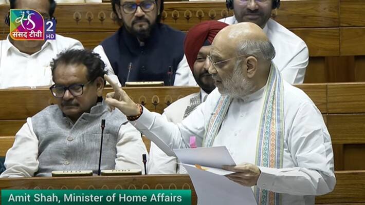 Amit Shah in Lok Sabha