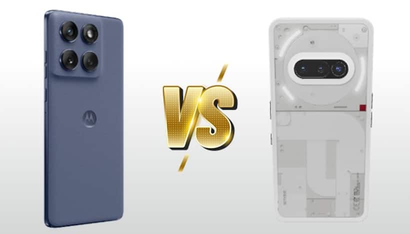 Motorola Edge 60 Fusion vs Nothing Phone 3a: Which smartphone under Rs 30,000 offer more value?