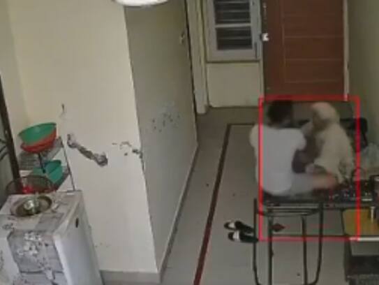 Woman sees mothe brutally assaulted by brother via CCTV Footage brother and daughter in law arrested by the police