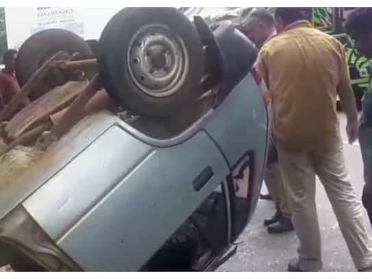 thamarassery bike and car accident three injured 