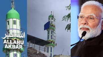 Pamban Mosque: பிரதமர் வருகை! வட மாநிலங்களை போல பாம்பன் மசூதியின் மினாராவை  தார்ப்பாய் கொண்டு மறைத்ததால் சர்ச்சை! - PM Modi Visit! pamban mosque  covered tarpaulin ...