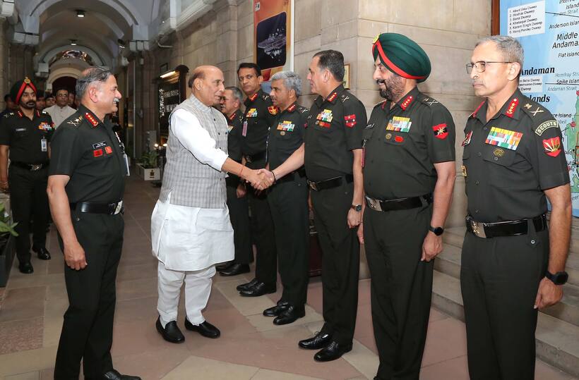 Rajnath Singh urges armed forces to embrace tech, adopt to hybrid warfare amid global security challenges