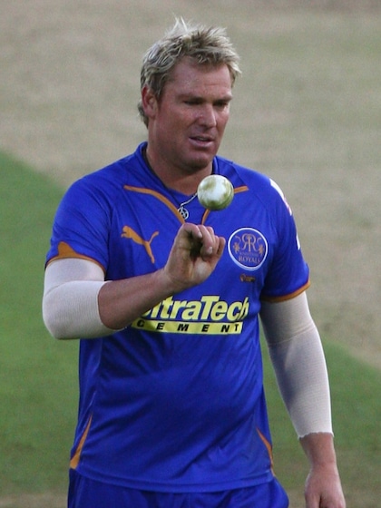 3. Shane Warne (RR)