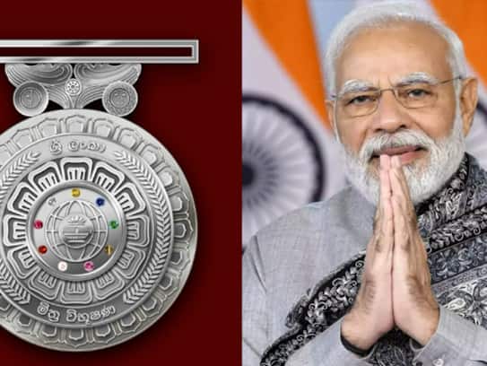 PM Modi Honoured with Sri Lanka Mithra Vibhushana Award Meaning, Symbolism and Significance in telugu VNR 