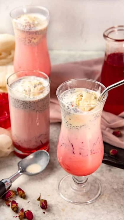 Gond Katira Faluda Milkshake
