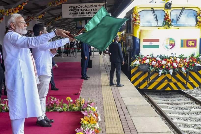 PM Modi: శ్రీలంకలో రైల్వే లైన్‌ ప్రారంభించిన ప్రధాని మోదీ.. భారత్‌తో ఉన్న సంబంధం ఏంటంటే 