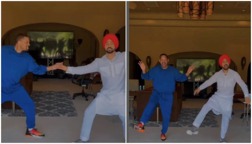 Will Smith joins Diljit Dosanjh for Bhangra dance [WATCH]