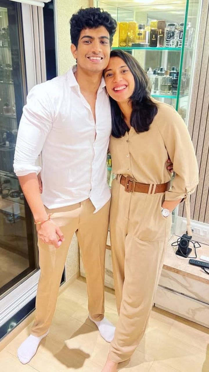 Smriti Mandhana and Palash Muchhal 5 beautiful pictures kvn
