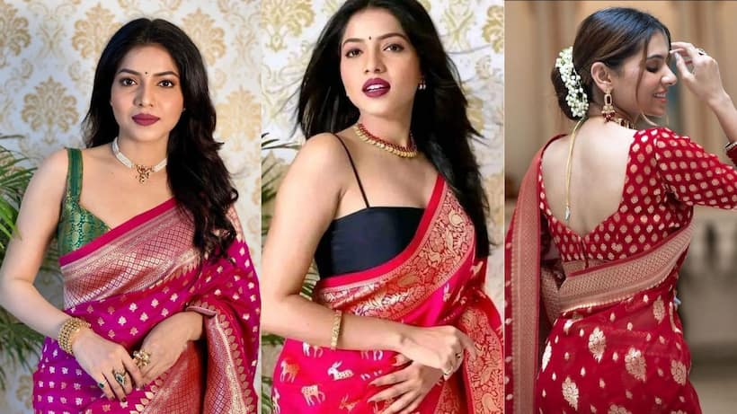 banarasi saree blouse designs 