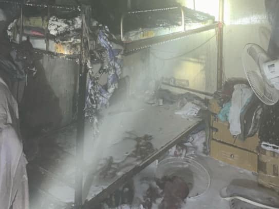 Fire breaks out at residential building in Kuwait, no casualties