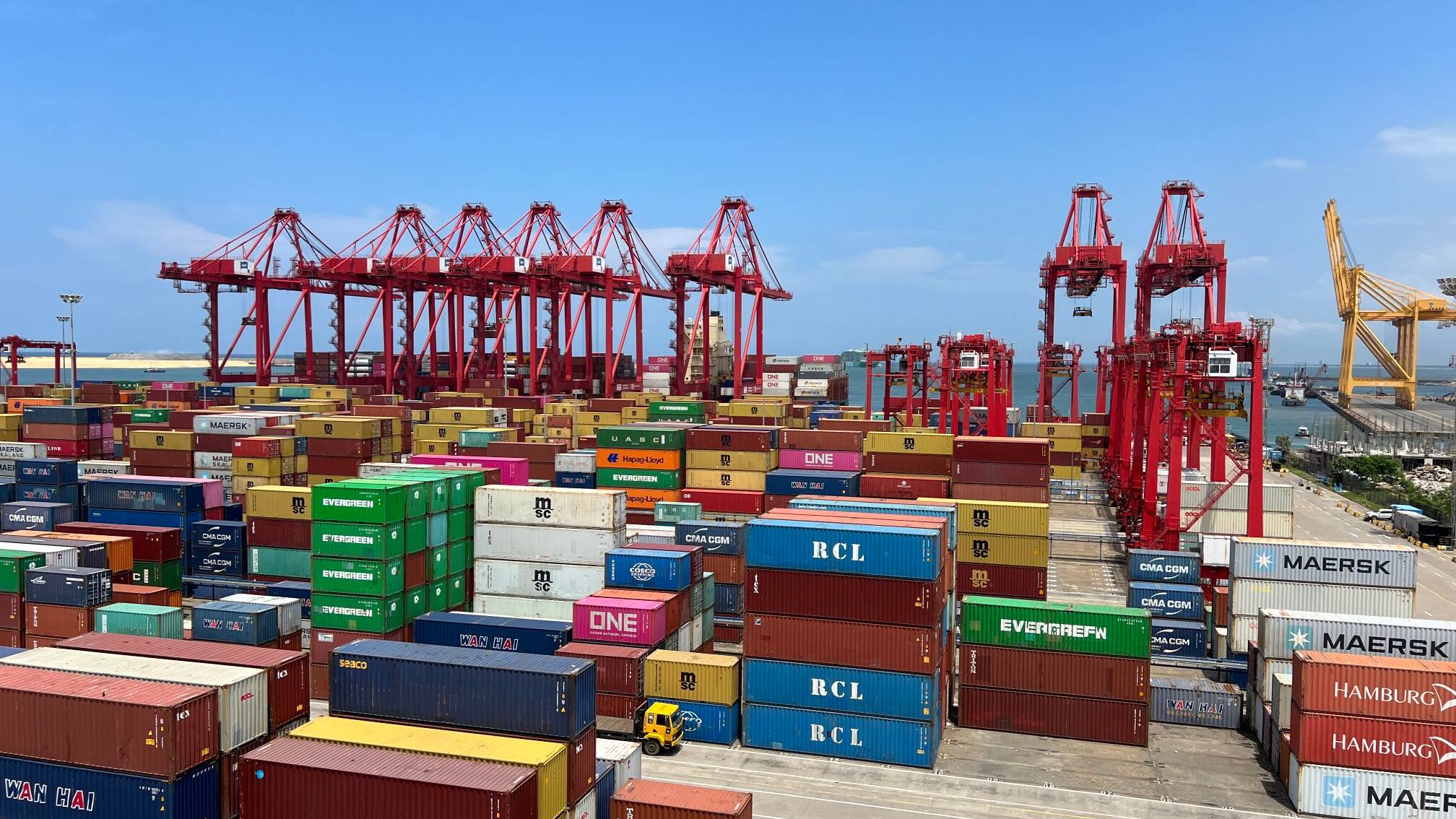 Trans shipment route