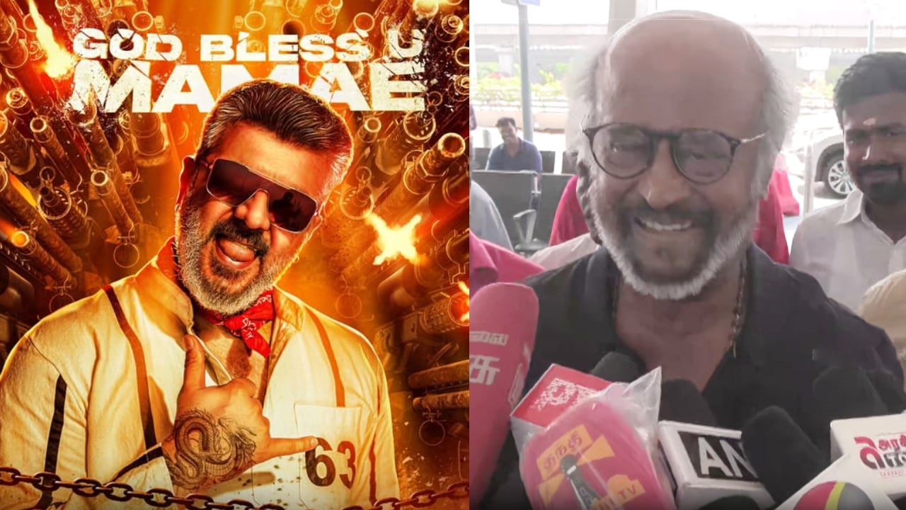 Superstar Rajinikanth heartful wishes to Ajithkumar's Good Bad ugly gan