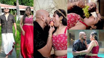 Reshma Aunty and Naveen Kumar s romantic trending reels for a song from the movie Malla mrq Reshma Aunty and Naveen Kumar s romantic trending reels for a song from the movie Malla mrq