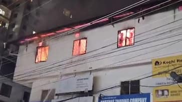Fire incident at Dance institute in Elamakkara Fire incident at Dance institute in Elamakkara