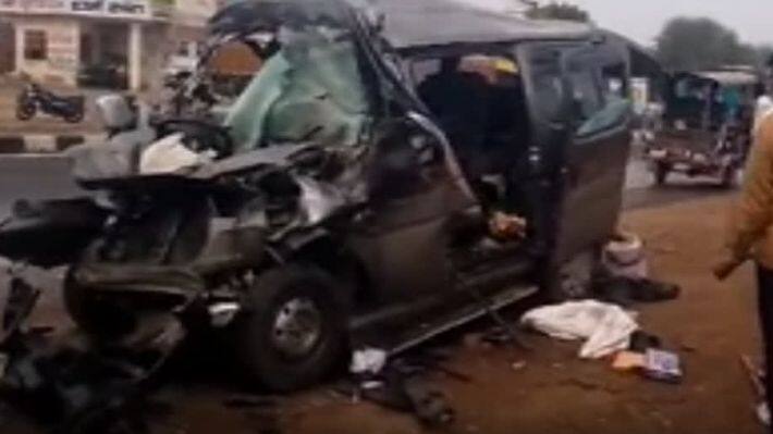 accident on Jaipur Dausa highway