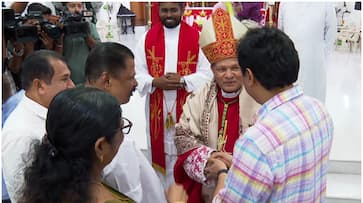 CPM State secretary MV Govindan visits the Archbishop of Kozhikode Archdiocese CPM State secretary MV Govindan visits the Archbishop of Kozhikode Archdiocese