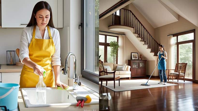 home cleaning easy hacks with vinegar  