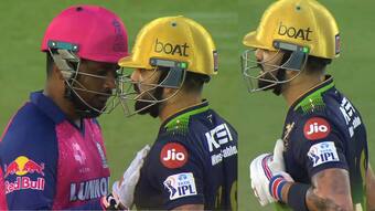 RR vs RCB: జైపూర్ లో విరాట్-సాల్ట్ విధ్వంసం.. సంజూ శాంసన్ కు షాక్