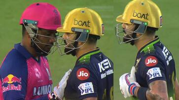 Kohli asks Sanju Samson to check his heartbeat during match Kohli asks Sanju Samson to check his heartbeat during match