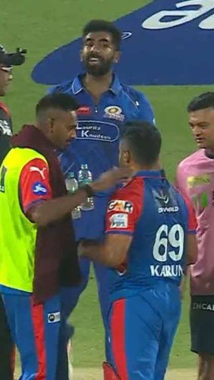 పరుగుల ఛేదనలో బుమ్రాతో గొడవ
