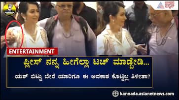 What did the actress Radhika Pandit do when a fan put a hand on her shoulder suc What did the actress Radhika Pandit do when a fan put a hand on her shoulder suc