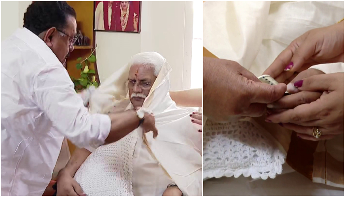 പൊന്നാടക്കൊപ്പം ജഗതിക്കുള്ള വിഷുക്കൈനീട്ടവും കയ്യിൽ കരുതി, പ്രിയ സുഹൃത്തിനെ കാണാൻ പതിവുപോലെ ഹസനെത്തി