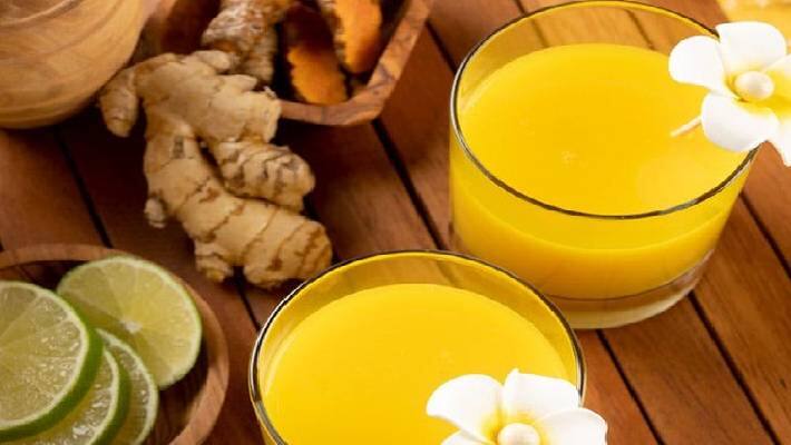 Ginger and Turmeric drink