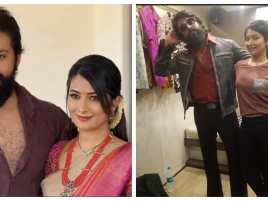 Actress Radhika Pandit post: A moment with my Rocky between takes
