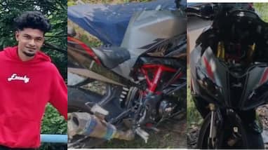 young man died tragically after bike crashed into tipper in Varkala, one person seriously injured young man died tragically after bike crashed into tipper in Varkala, one person seriously injured
