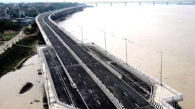 Cracks Appear On Bridge In Days After Its Inauguration By CM Authorities finally explain the truth Cracks Appear On Bridge In Days After Its Inauguration By CM Authorities finally explain the truth