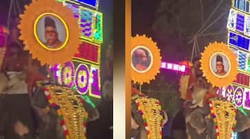 police registered case in the incident of raising pictures of RSS leader in temple festival police registered case in the incident of raising pictures of RSS leader in temple festival