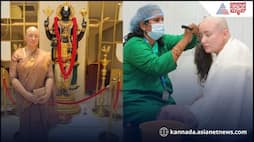Pawan Kalyan wife Anna Lezhneva shaves her head at Tirumala temple gvd