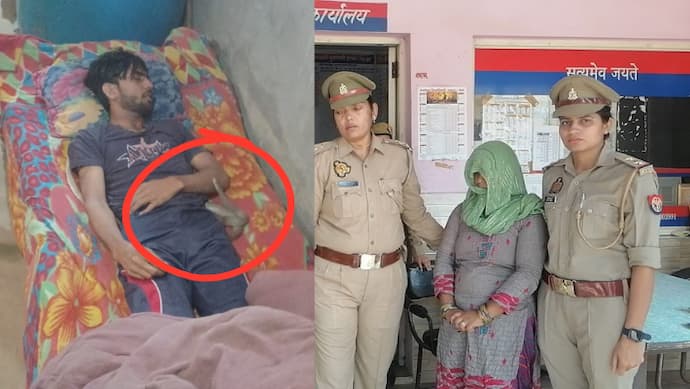 UP Crime news meerut wife kills husband with snake conspiracy exposed in postmortem