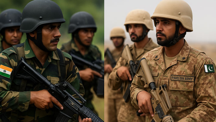 India vs pakistan army