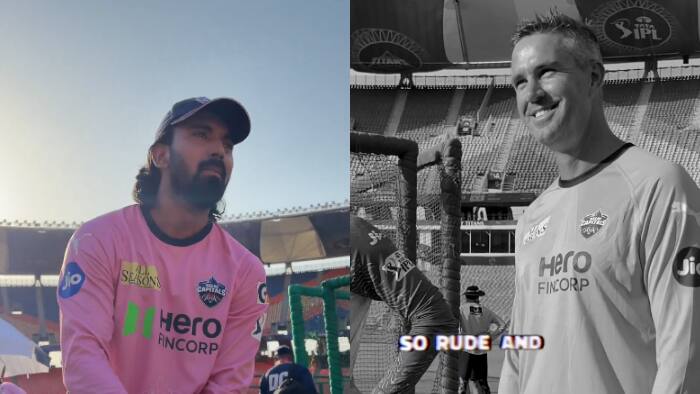 KL Rahul and Kevin Pietersen