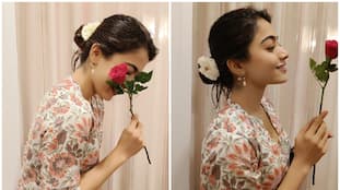 Who gave the rose to actress Rashmika Mandanna The secret of the Srivalli flower mrq